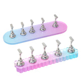 Magnetic Nail Practice Stand with Holders